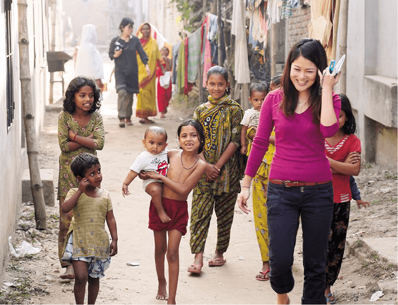 Think globally,Act locally.