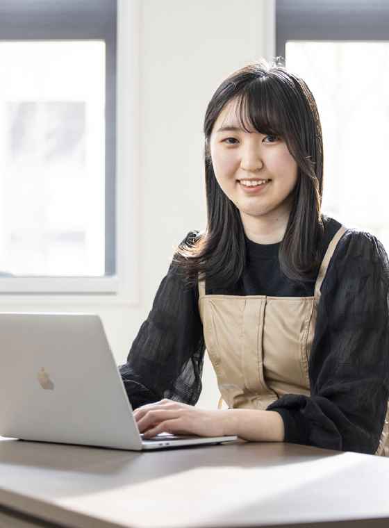 理工学部　人間システム工学科 後藤 杏奈さん