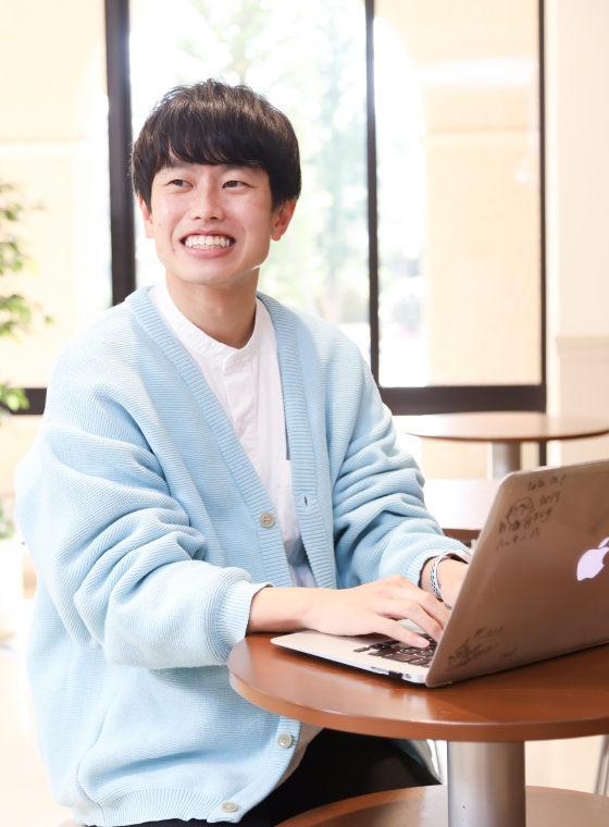 理工学部　先進エネルギーナノ工学科 長谷川 優太さん