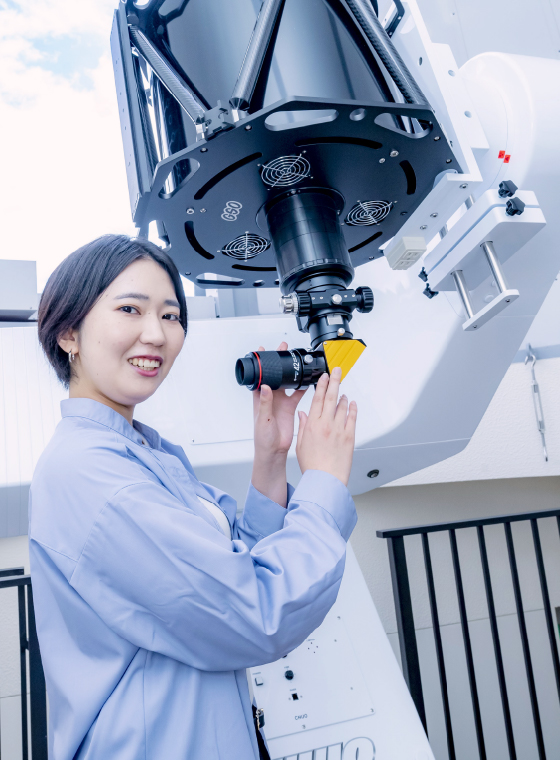 大学院　理工学研究科　物理学専攻 松見 知香さん