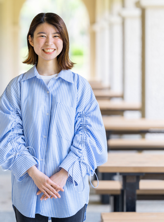 生命環境学部 環境応用化学科 2年生 小倉 鈴香さん