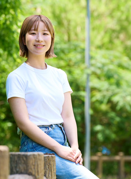 大学院 理工学研究科 生命科学専攻 博士課程1年生 天野 桃花さん