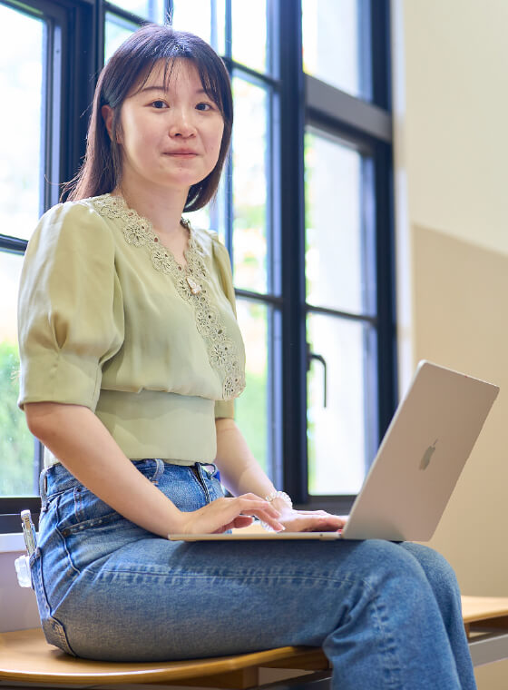 大学院 理工学研究科 環境・応用化学専攻 博士課程2年生 陶 若涵さん